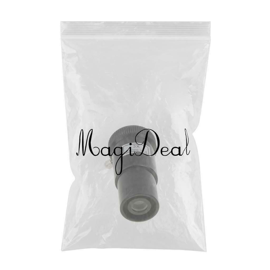 Plastic 3X Barlow Lens 0.965inch for Astronomical Telescope Eyepieces Black
