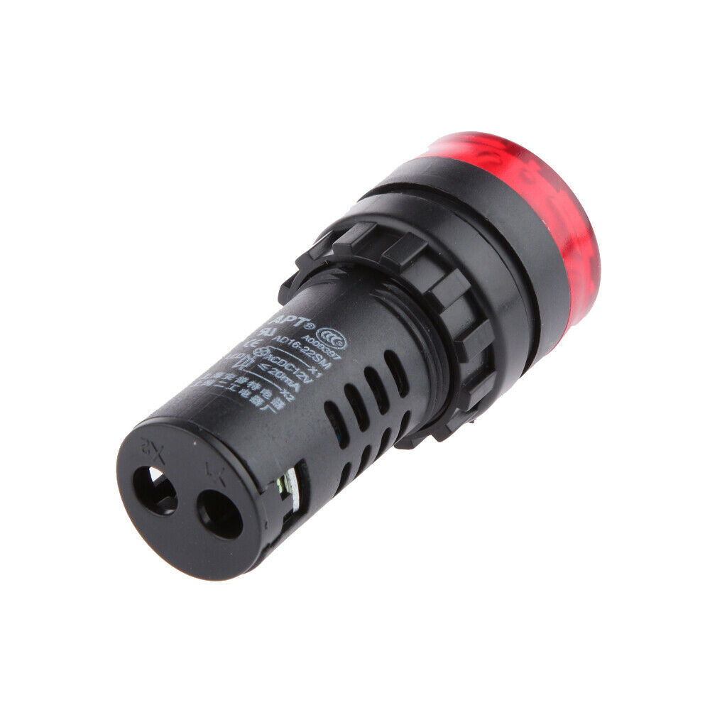LED signal converter with buzzer AD16-22SM 12V red