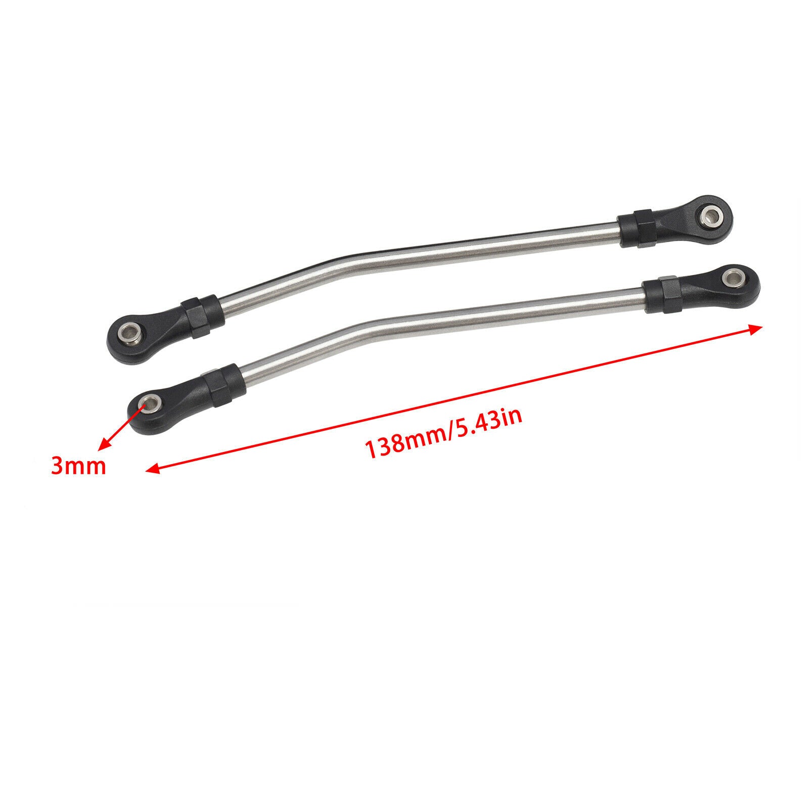 1 Pair of Steering Linkage Servo Link Pull Rod for