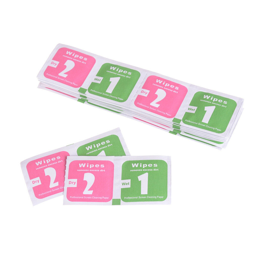 400pcs Camera Lens Phone LCD Screen Dust Removal Dry Wet Cleaning Wipes Paper Tt