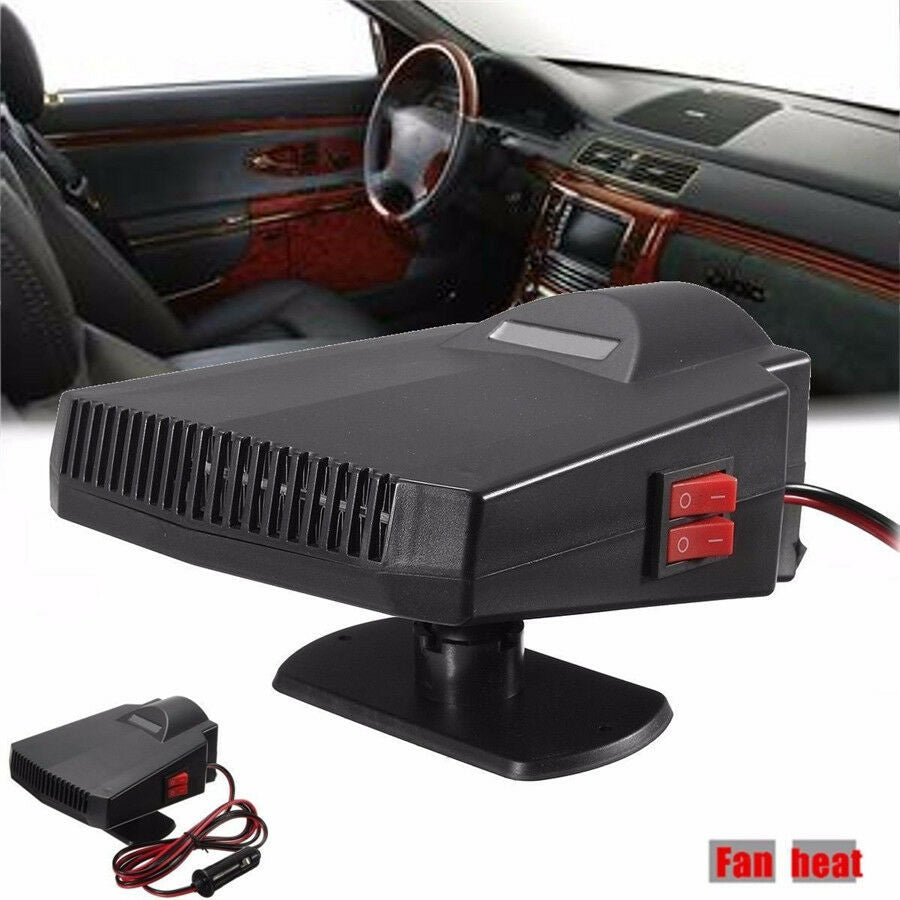 12V/200W Compact Car Fan Heater Cooler Dryer Fan Defroster Demister for Window