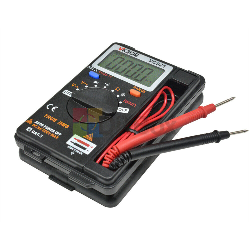 New 3 3/4 VICTOR VC921 Digital Pocket LCD DMM Multimeter Voltmeter Frequency