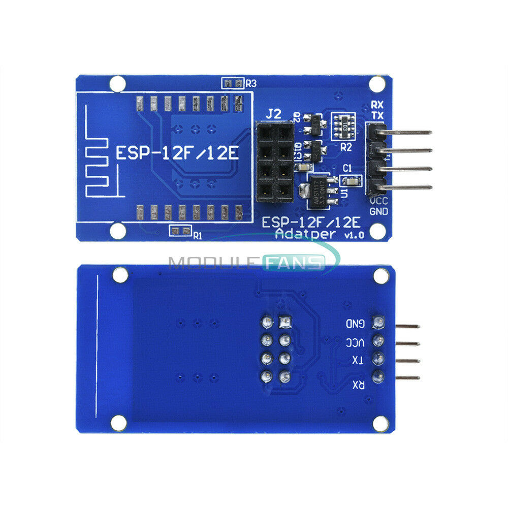 ESP-12F/12E ESP8266 ESP-01 Serial Wi-Fi Wireless Adapter Module 5V For Arduino