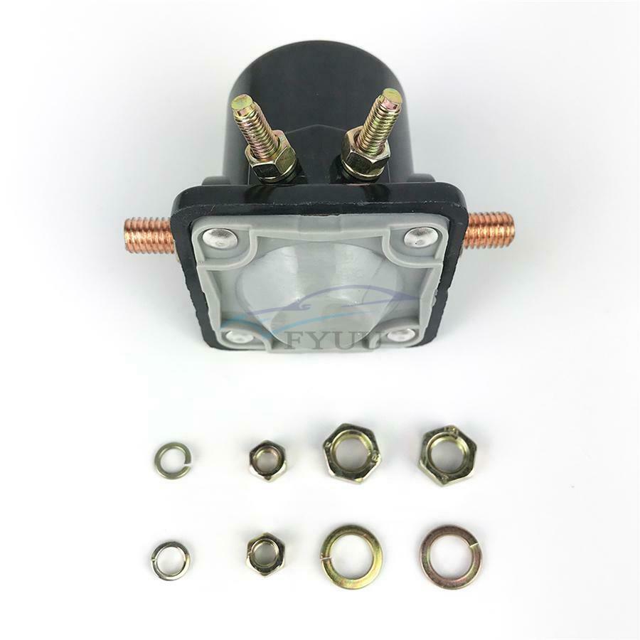 1 Set 12V Starter Solenoid Switch Black For Johnson OMC Evinrude Outboard Motor