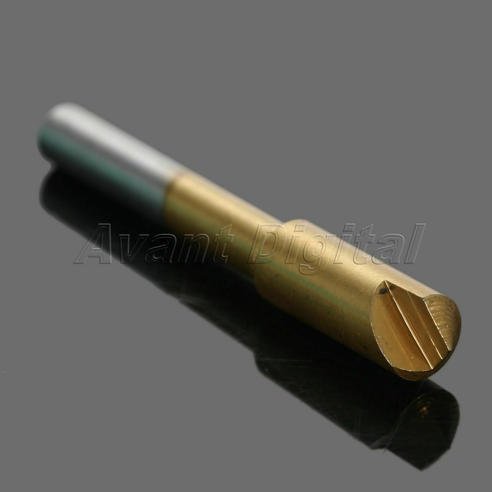 6-19mm Countersink Drill Bits Titanium Coated 1 Flue Chamfer End Mill Cutter 5pc