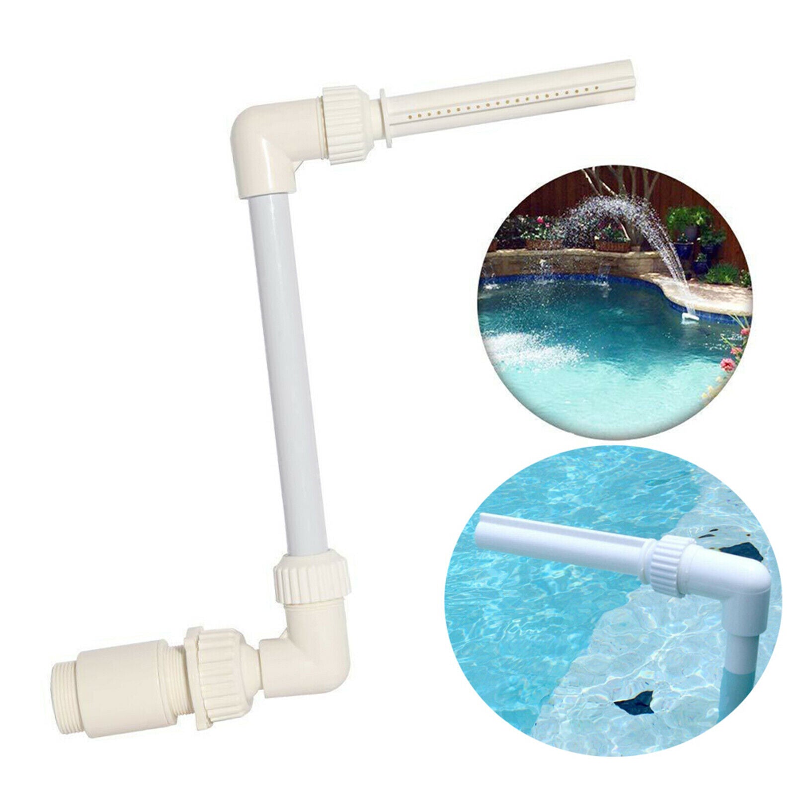 Water Fountain Waterfall Cooling Spray Water Sprinkler Pond Decor for Pump