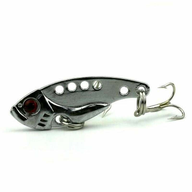 4pcs/set  Lots Fun Metal Fishing Lures Bass CrankBait Spoon Crank Bait Tackle