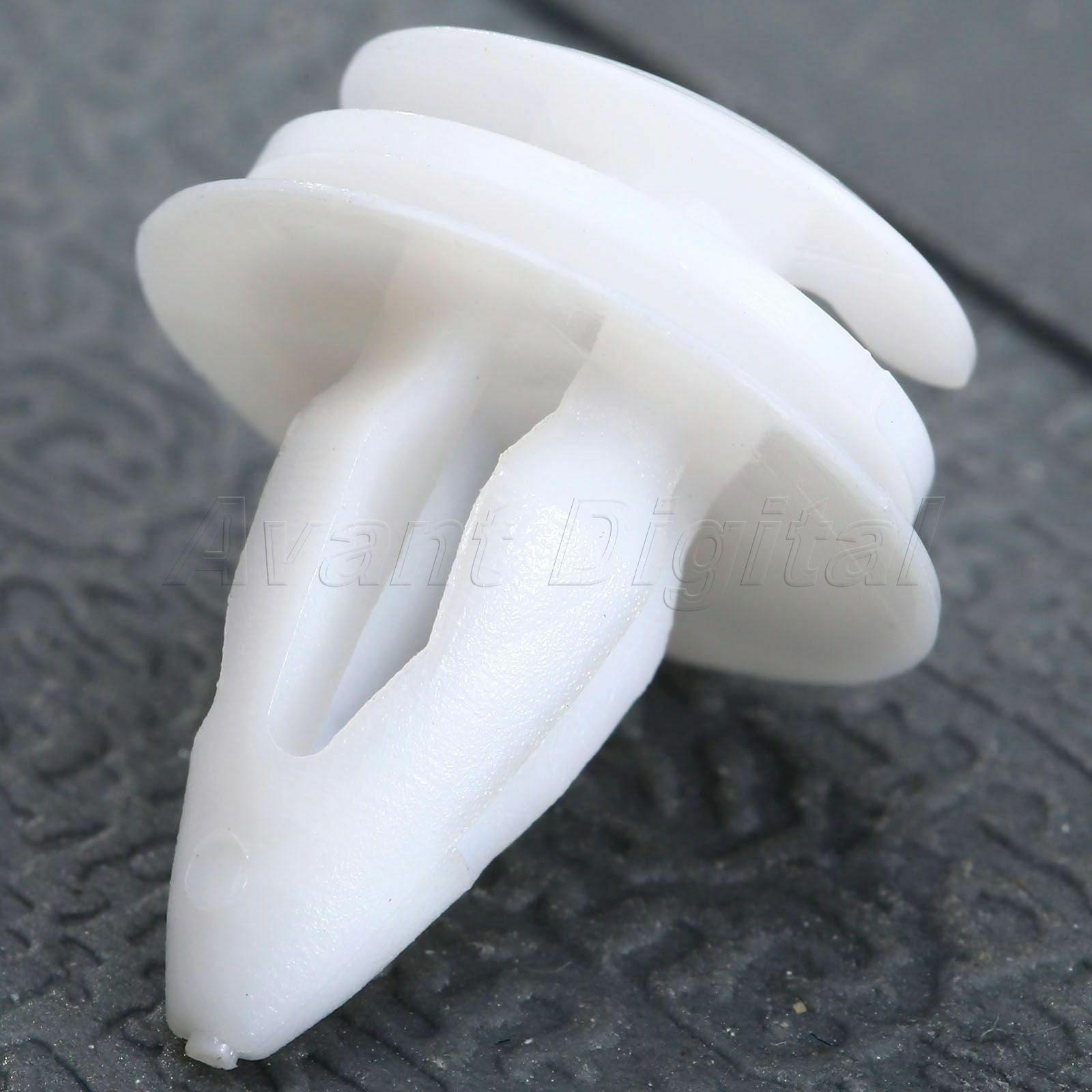 50 Pcs White Door Trim Panel Clips For Car 3 5 7 Door Trim Panel Clips