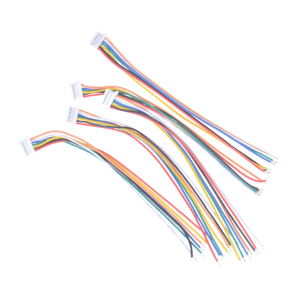 5Pcs Mini Micro JST 1.0 SH 1.0mm 7-Pin Connector Plug With Wires Cables 1.l8