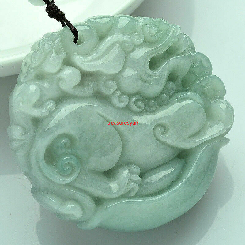 Certified Natural Jadeite Necklace Sweater Chain Pendant Maitreya Pixiu å‰ç¥¥è²”è²…