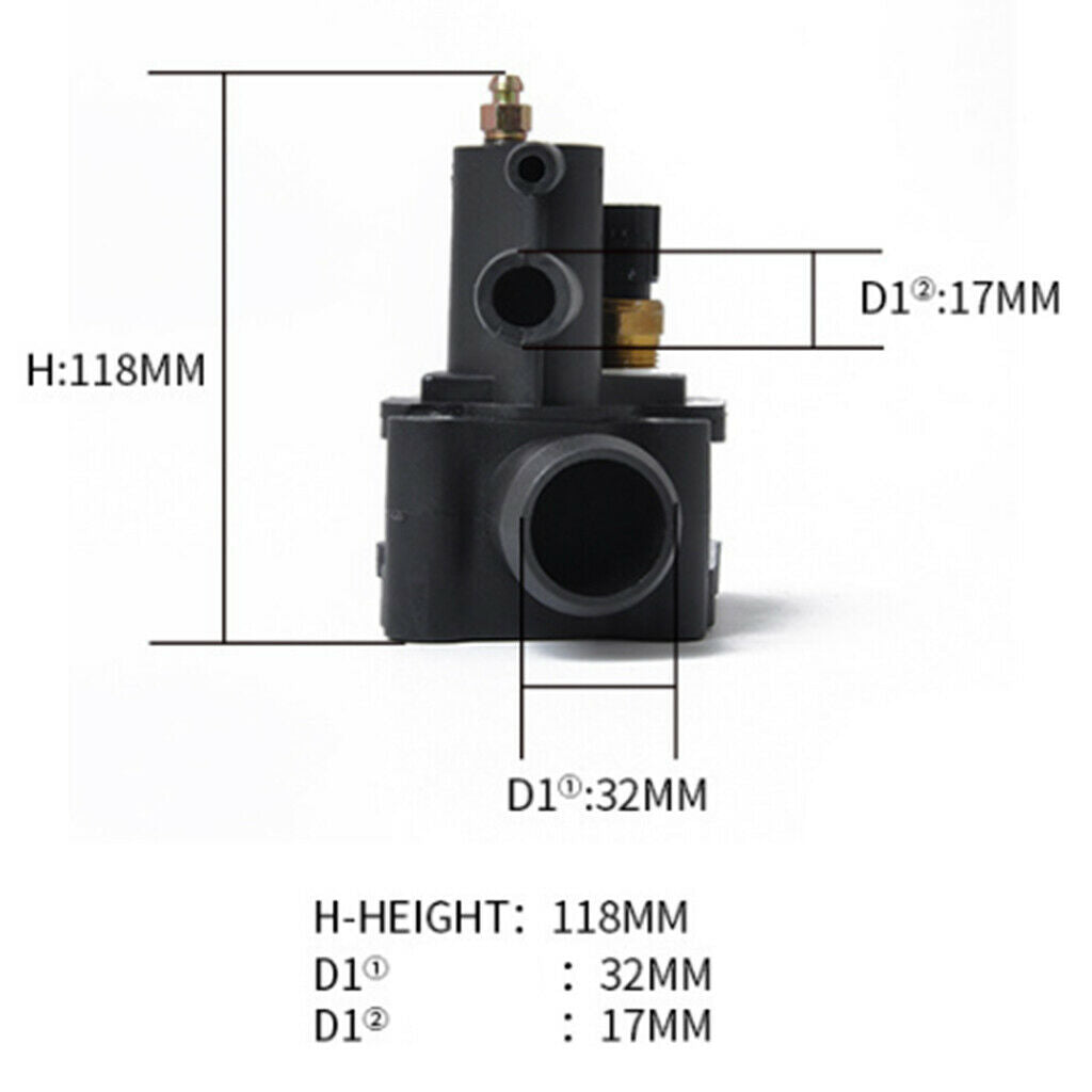 Heater Control Valve Assembly Dual Solenoid for 2001-2006 Dodge