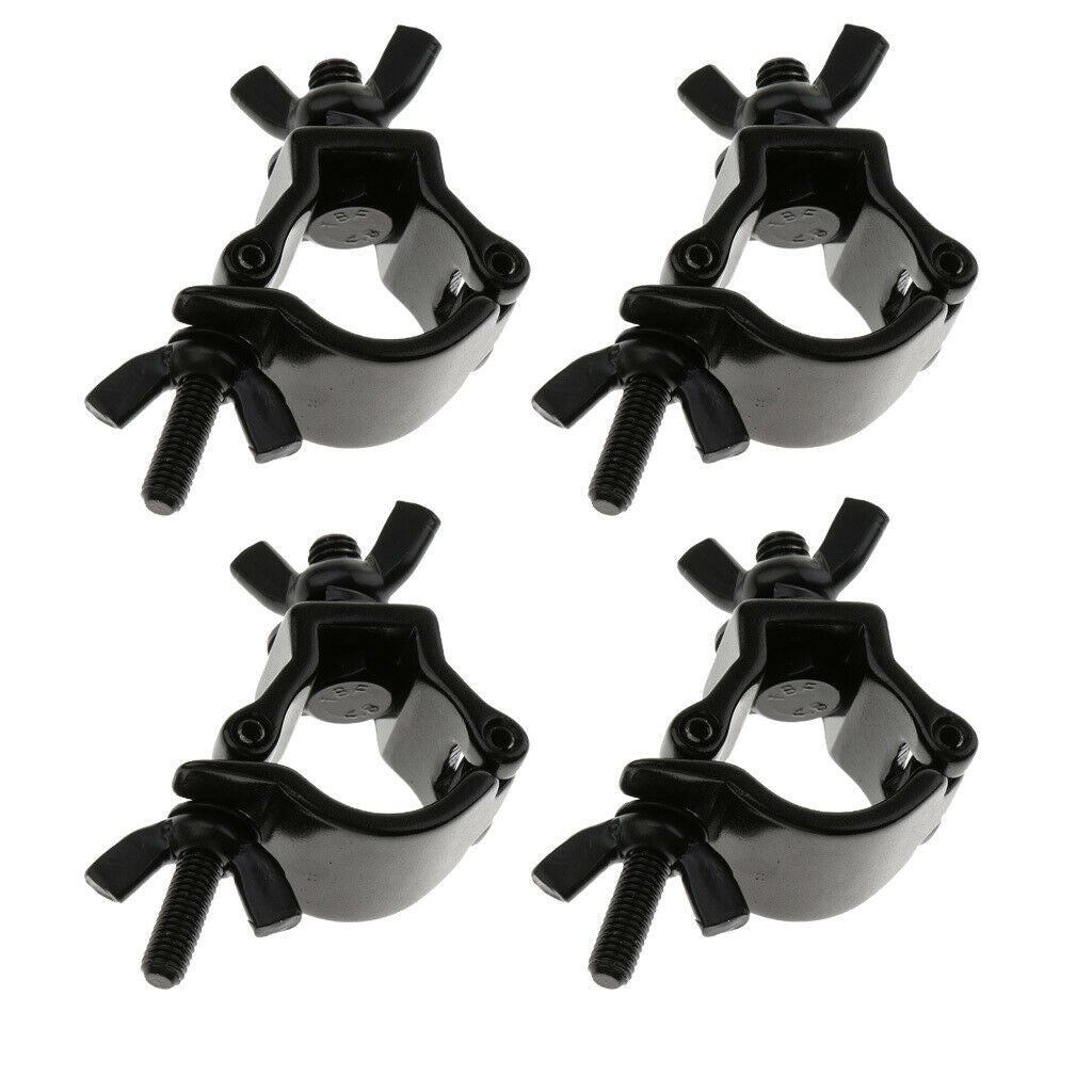 4Pcs Heavy Duty Alum Stage Light Truss Hook Clamp 10kg for Light Spotlight