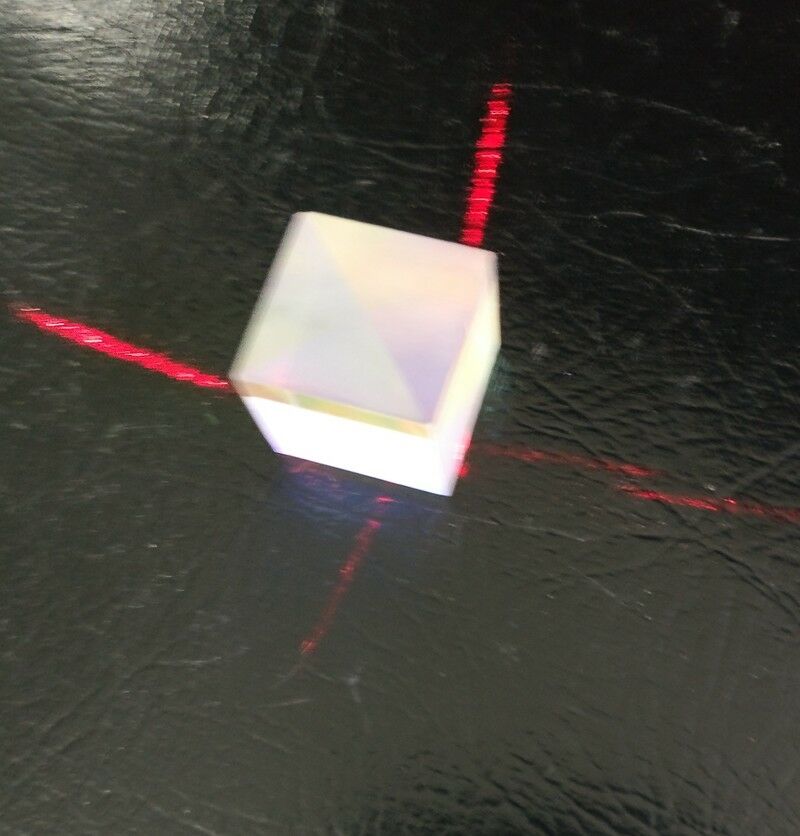 50pcs Defective Dichroic Cube Beam Splitter Glass Prism Teaching DIY Decoration