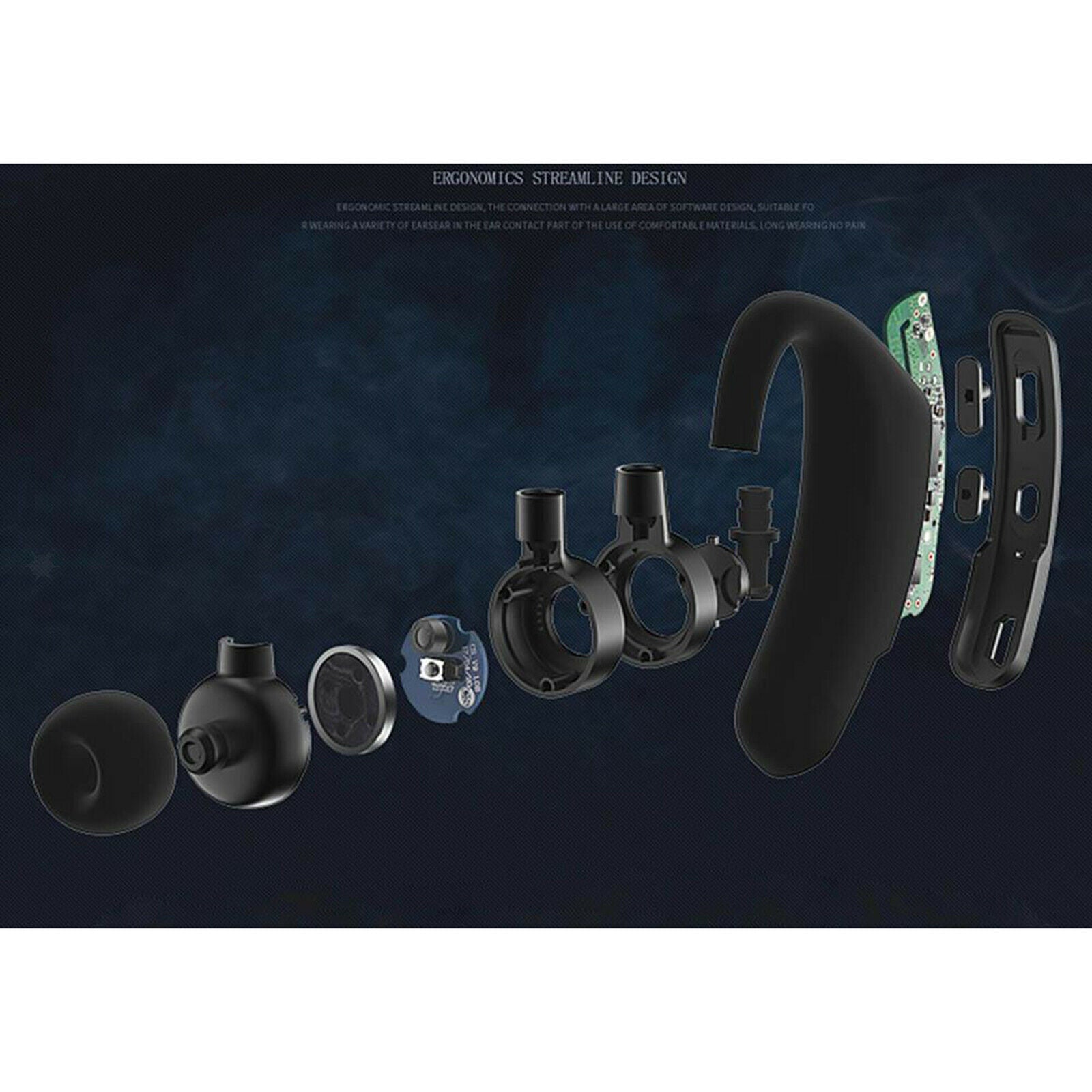 V9 Bluetooth Headset V4.0 with Microphone for Cell Phone Business Office