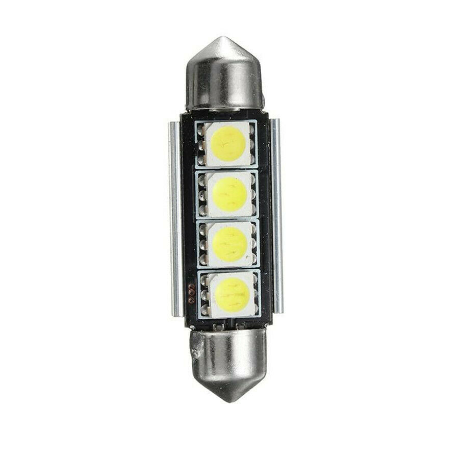 14PCS White LED Lights Interior Package Map Dome + License Plate white 6000k