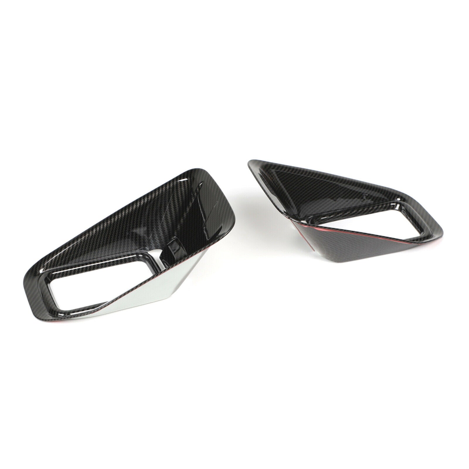 ABS Front Fog Light Lamp Frame Cover Trim Fits For Ford F150 F-150 2015-2017 CN