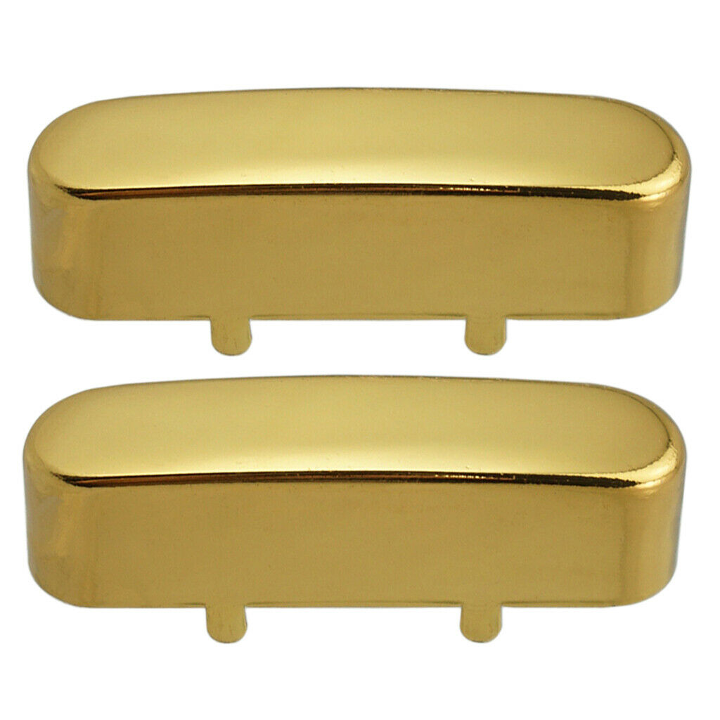 2 Brass Humbucker Neck Pickup Covers For TL Electric Guitar Golden