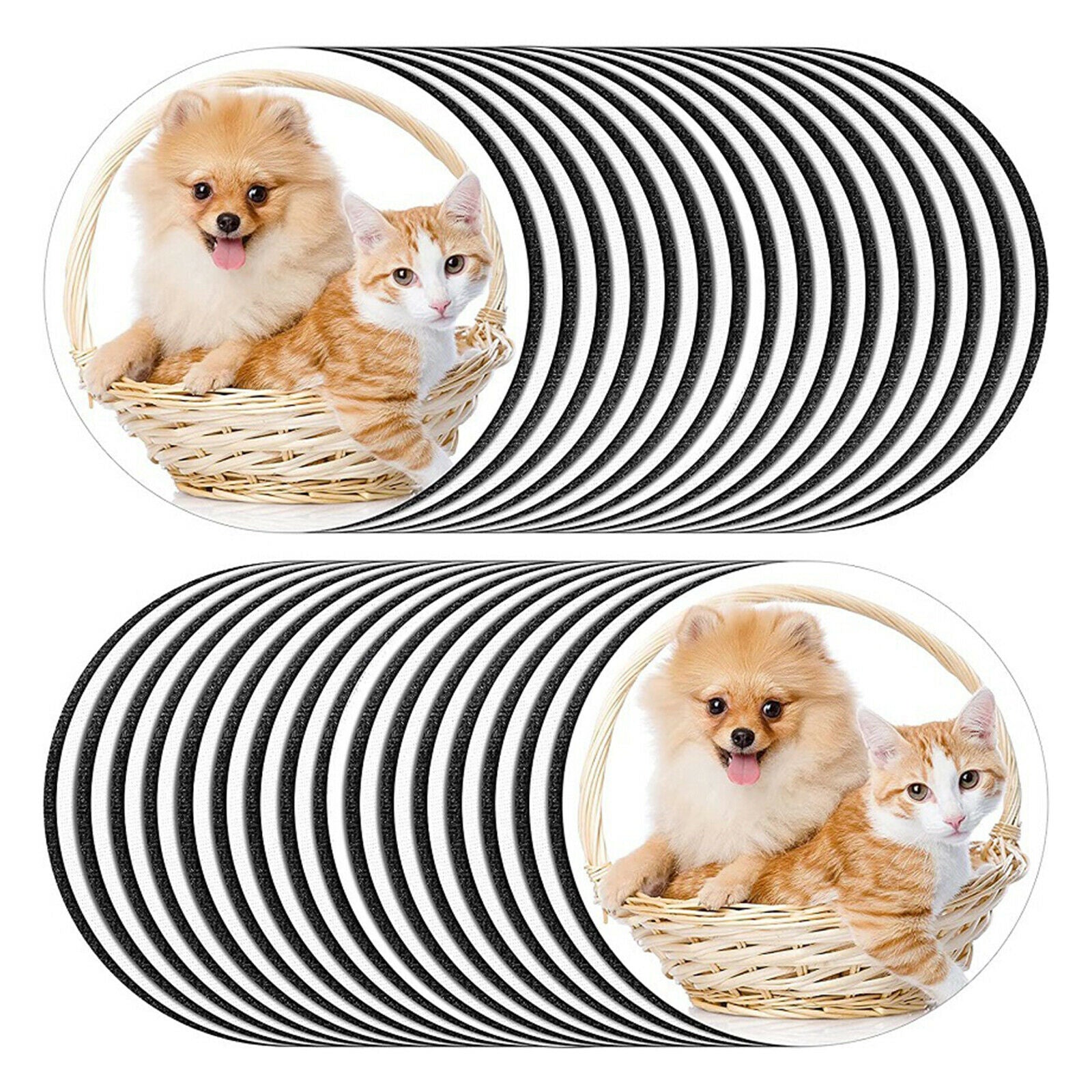 36x Sublimation Blanks Car Cup Coasters 10cm Circle for Painting Project