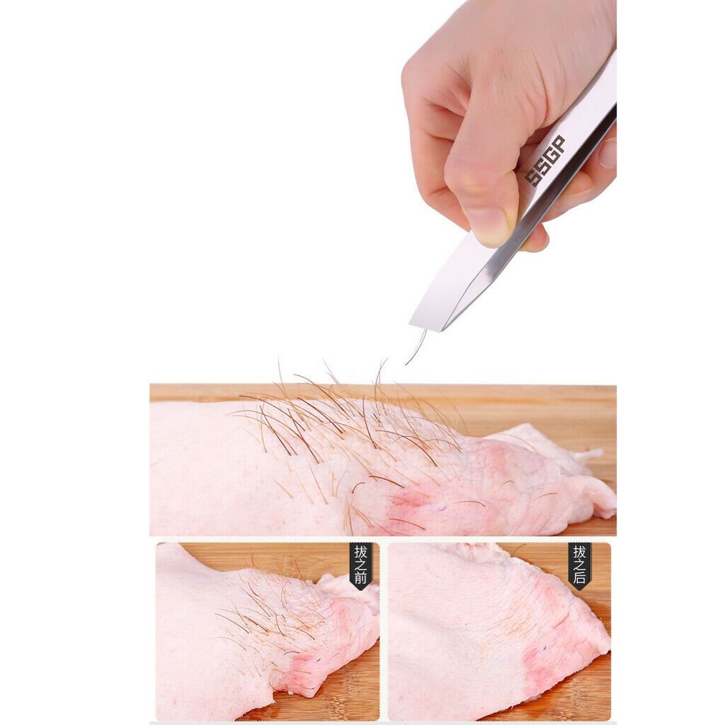 Hair Tweezers For Poultry Chicken Duck Pig Hair   Bone Forcep Kitchenware