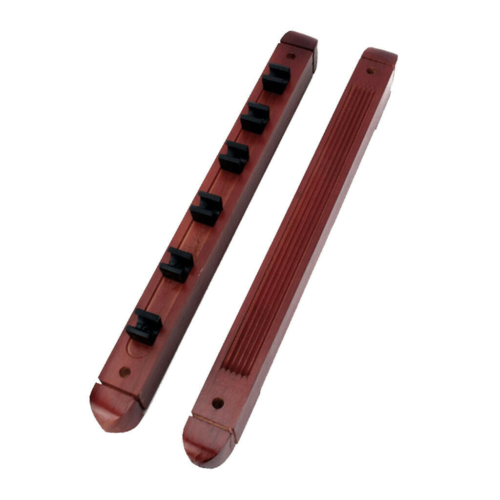Roman Style 6-Place Wall Rack/Holder Pool/Billiard Cue Stick Wall Cue Rack