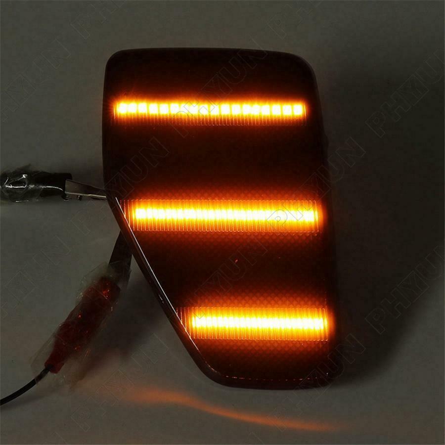 For 2005-2010 Hummer H3 / 09-10 H3T Dynamic LED Front Fender Side Marker Lights