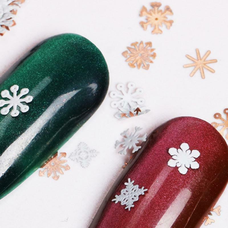Professional Snowflakes Nail Art Sequin Powder Glitter for DIY Craft Decorations