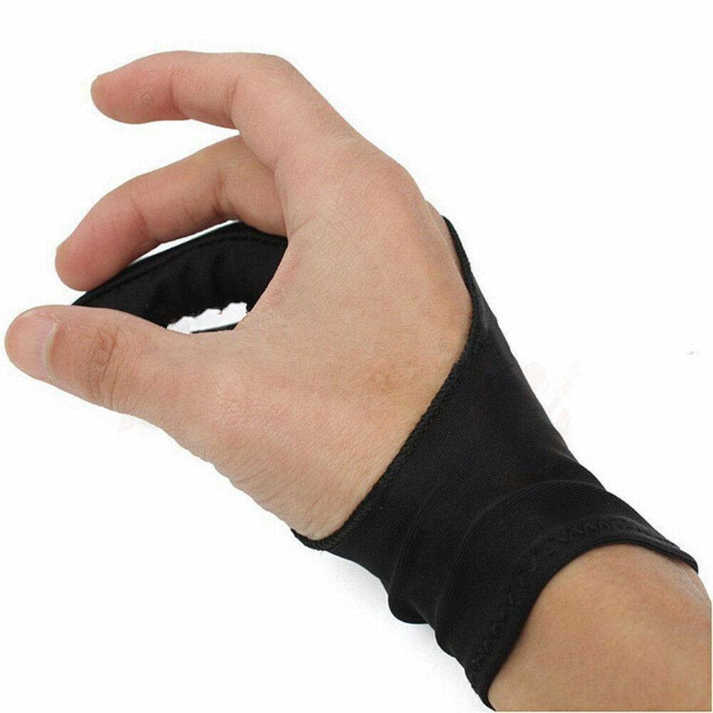 Two Finger Anti-fouling Glove Drawing & Pen Graphic Tablet Pads For Artist-Black