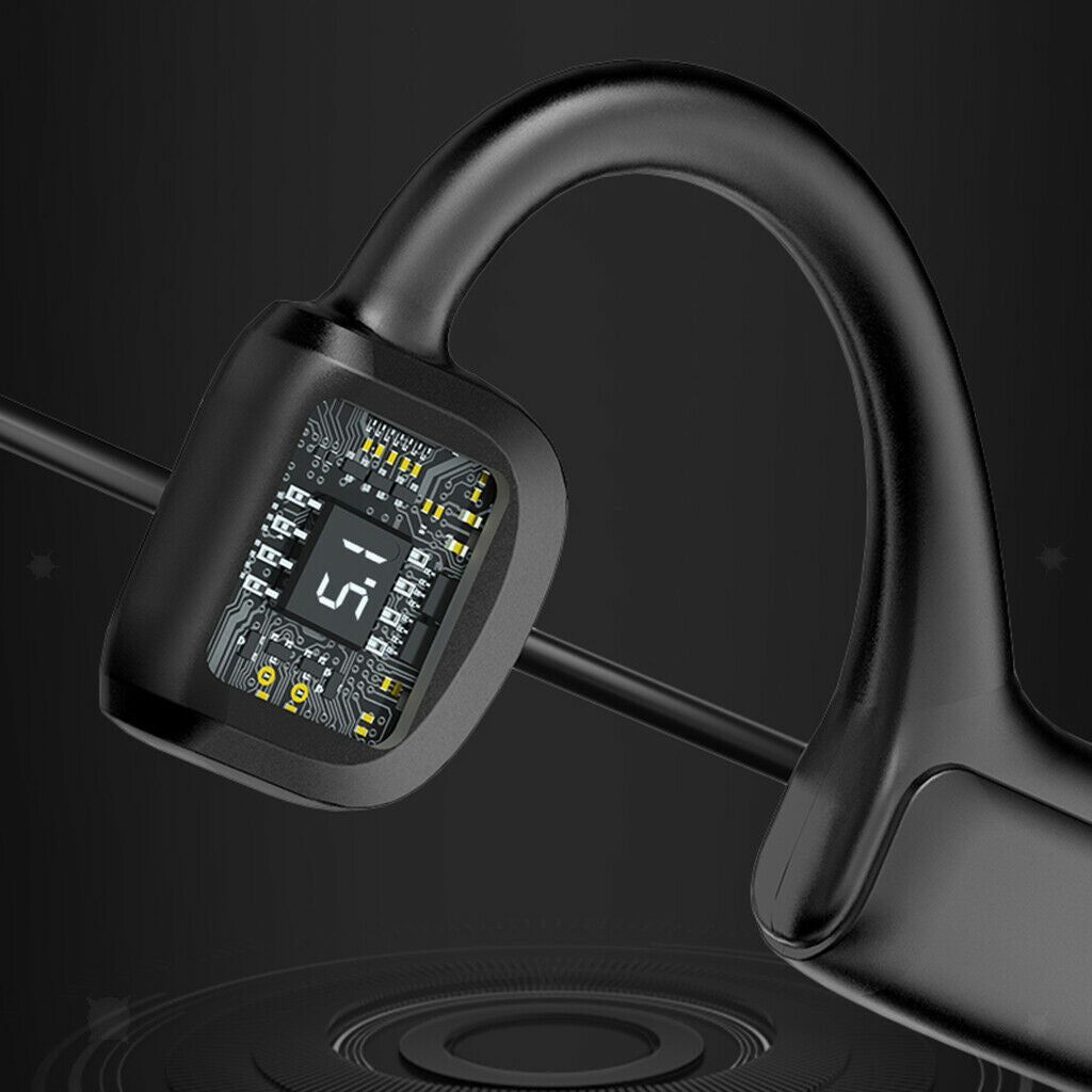 Titanium Flexible Wireless Bone Conduction Headphones Bluetooth Sweatproof