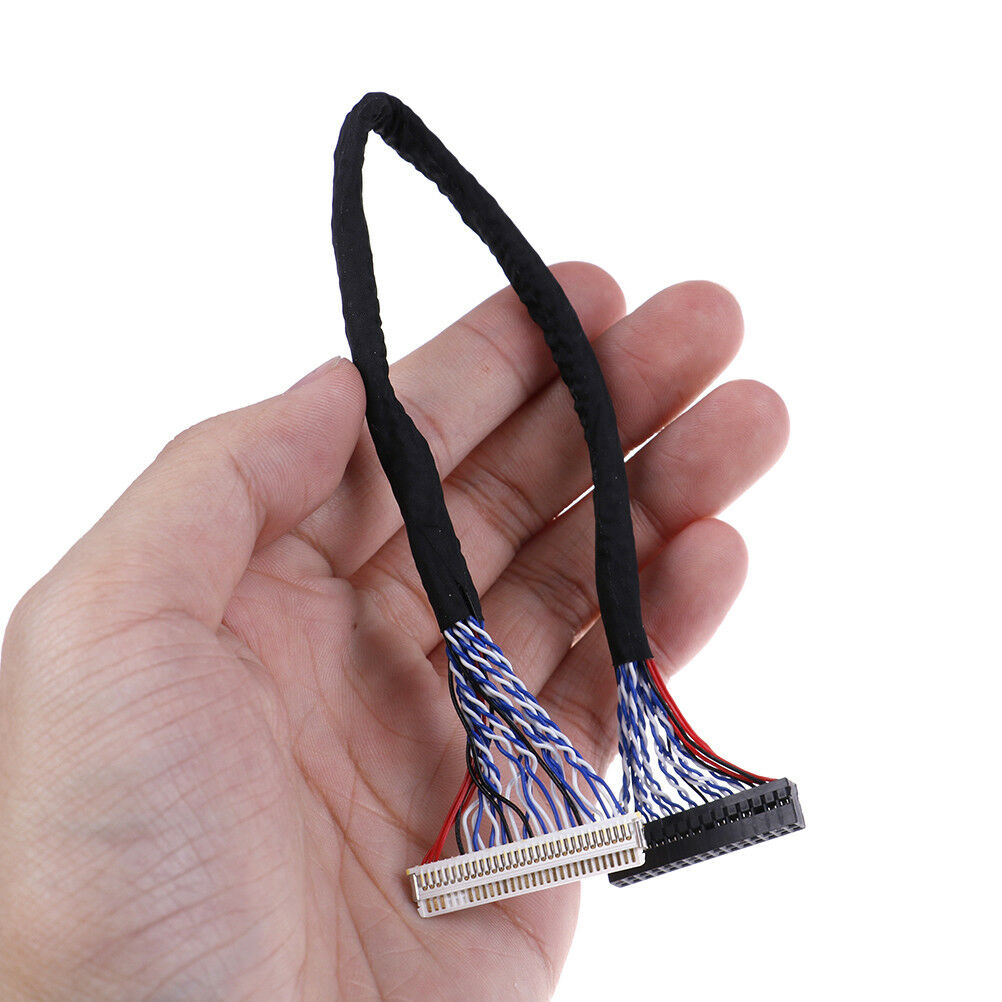 25cm 8 bit lvds cable fix-30 pin 2ch for 17-26inch lcd/led panel controlle.l8