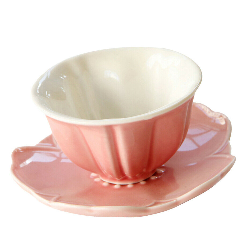 Ceramic Cup Coffee Mug Instrument Sakura Mug with Saucer Creative Gift