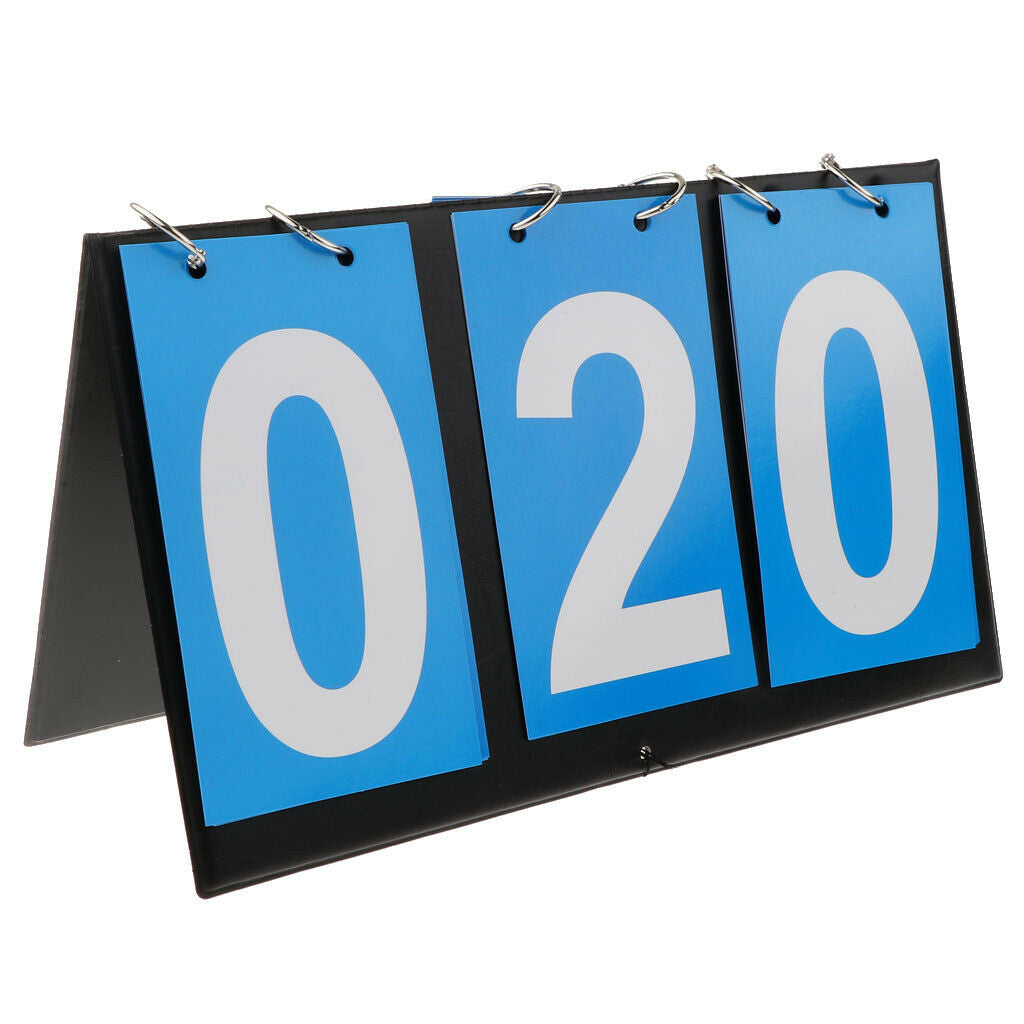 2-Pack Portable Scoreboard Score Keeper 3 Digital Flip Score Record Sports Goods