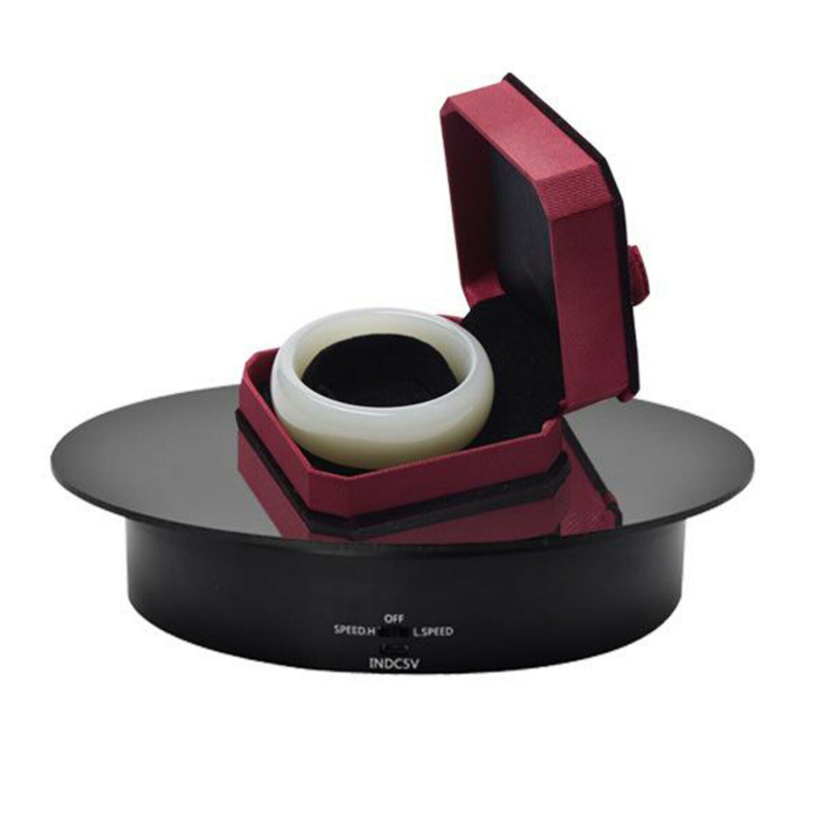 Turntable Rotating Display Stand for Photography Jewelry Watch Collectibles
