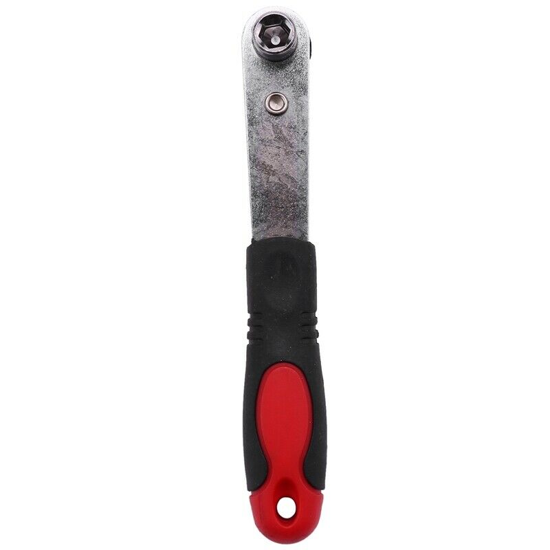 Mini Rapid Ratchet Wrench 1/4 inch Screwdriver Rod  Socket Wrench Tools Red N5P3