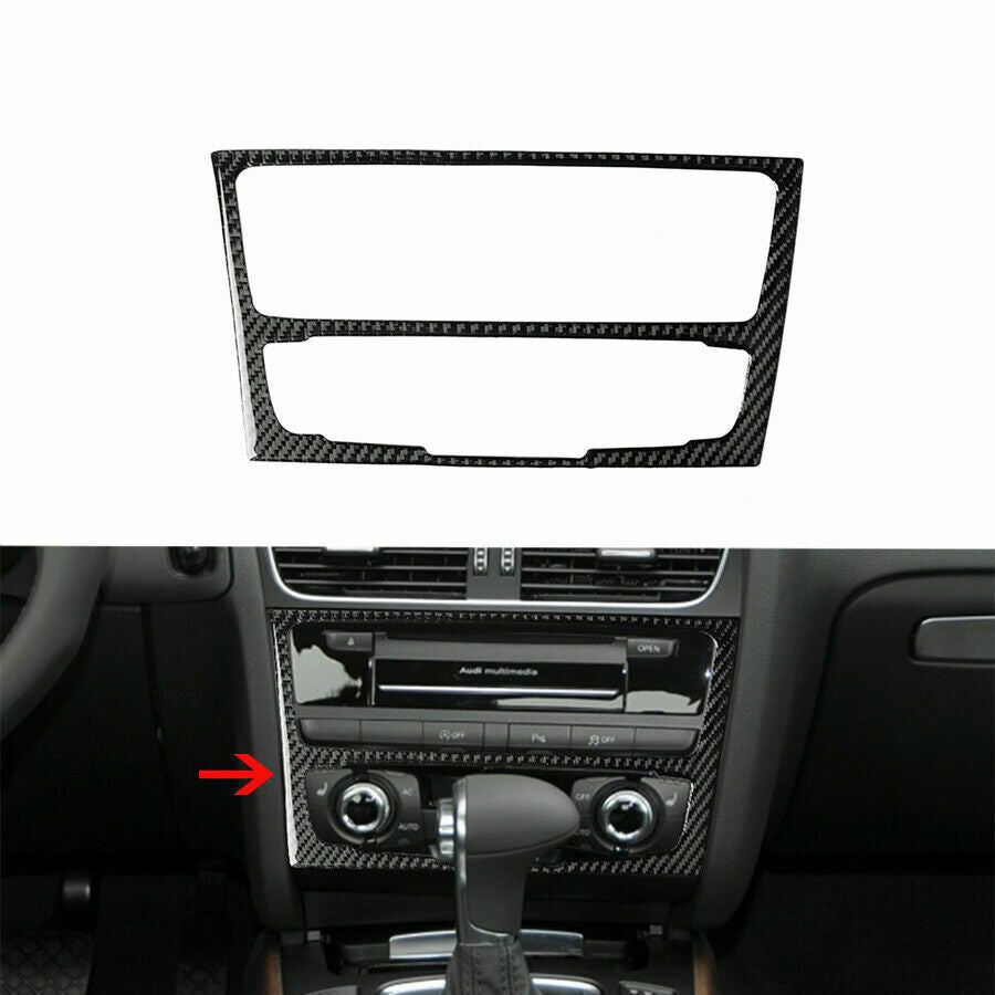 Central Control Switch Panel Decor Cover For Audi A4 B8 A5 Q5 B7 2009-2016