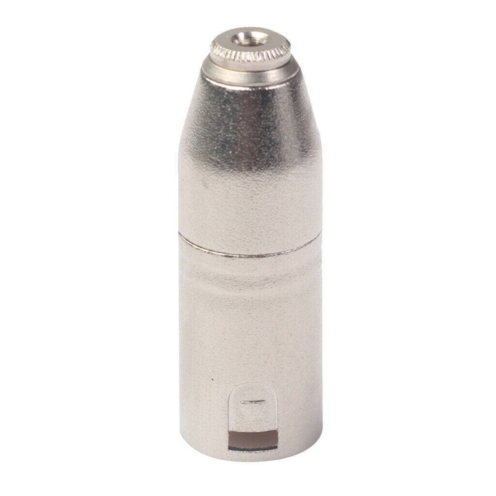 Alloy 3.5mm XLR 3-Pin Female to XLR 3-Pin Male SA533 54x18mm 0.71x2.13 inch