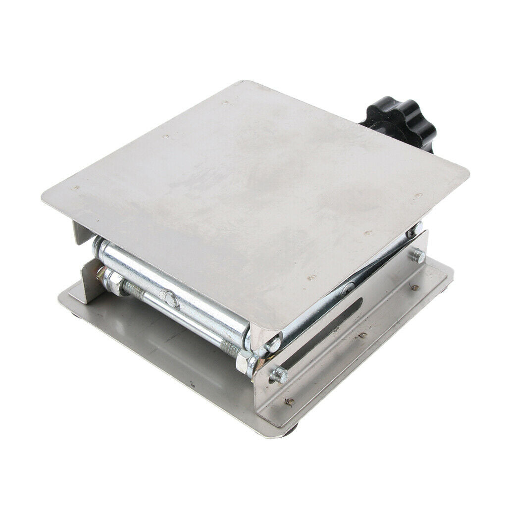 3 Sizes available Stainless Steel Laboratory Jack Platform Stand  10x10cm