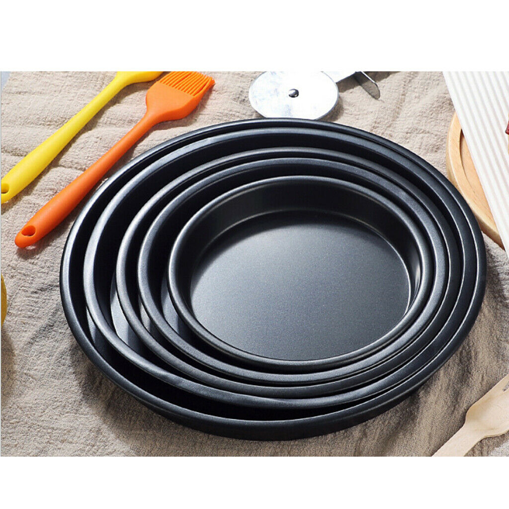 Pizza Baking Tray Cook Rack For BBQ Barbecue - Black, 6in