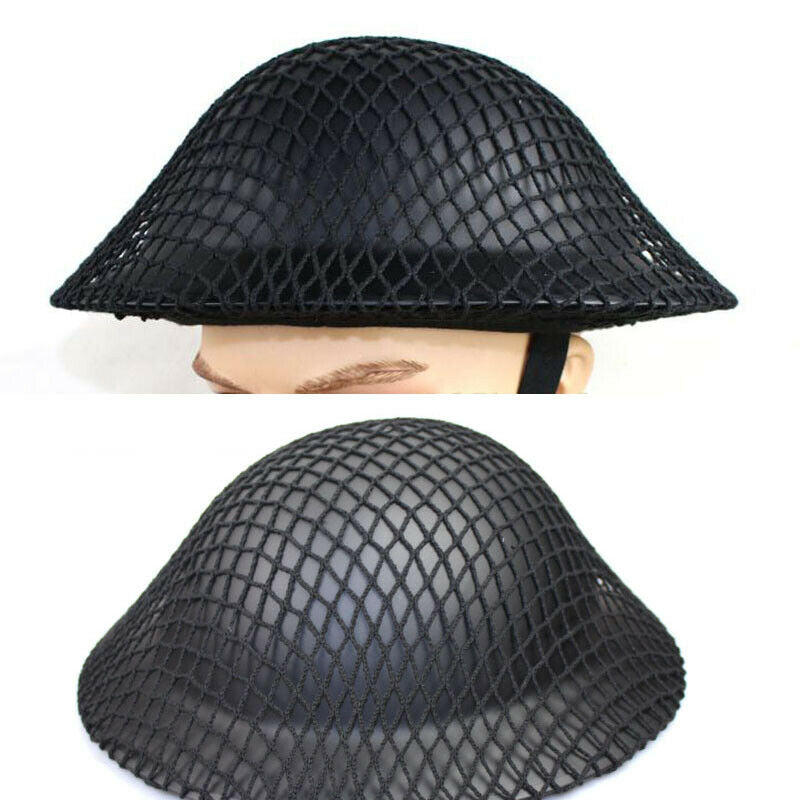 WW2 Soldier Paratrooper Helmet Net Cover Black for MK2 M88 M35 Military Army Hat