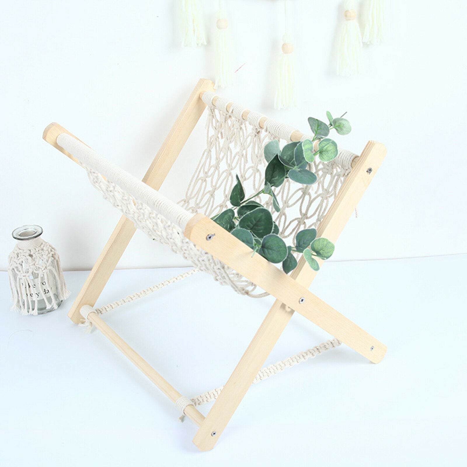 DIY Magazine Rack Display Album Storage Mail Holder Wood Home Organizer Desk