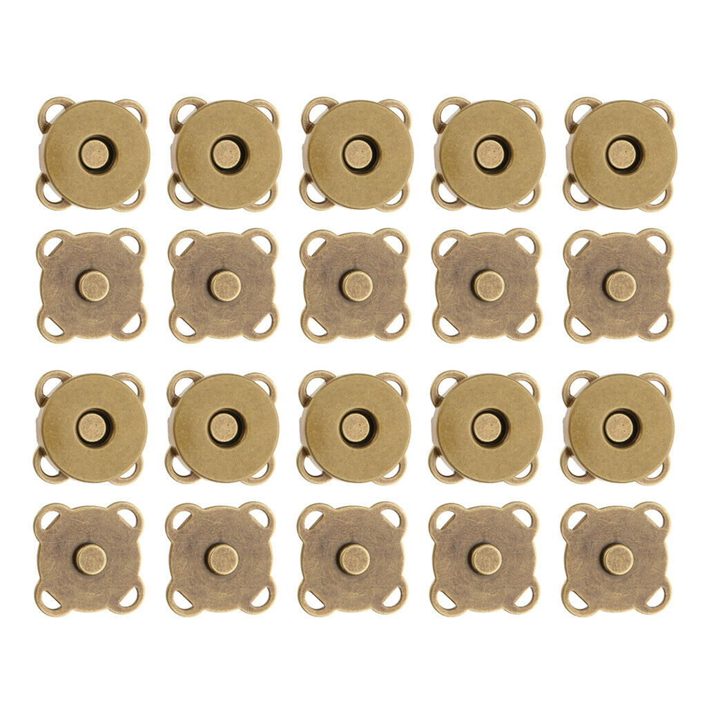 20 Sets  Buttons For Sewing 14 Mm  Bag Clasps