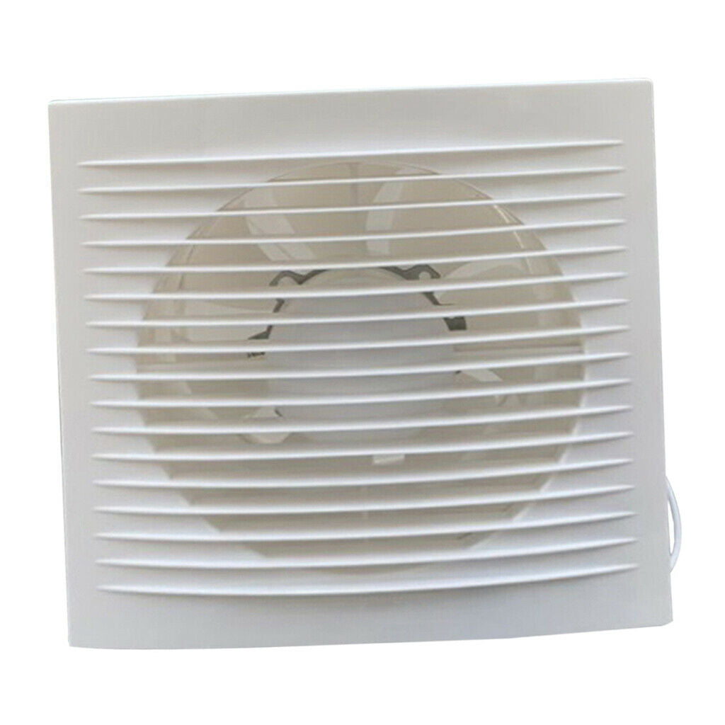 Kitchen Toilet Exhaust Fan Window Air Ventilation Blower Booster White 4inch