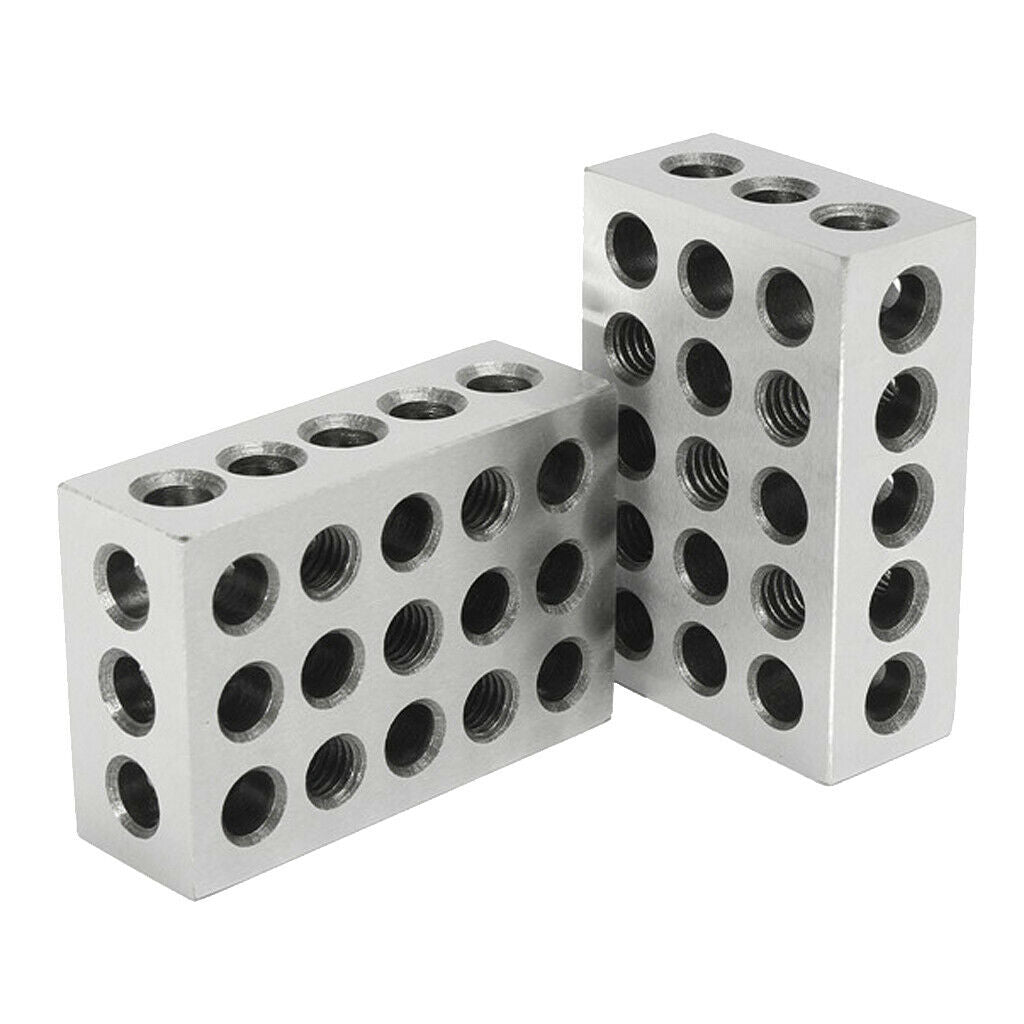 Ultra Precision 1-2-3 123 Blocks 23 Holes 0.0001" Milling Machinist 123 Jig