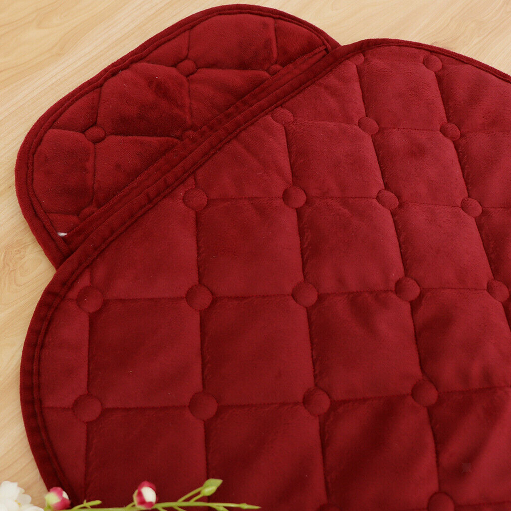 Cushion Winter Pad 24x20 Inch Home Chair Warm-Keeping Mat Red