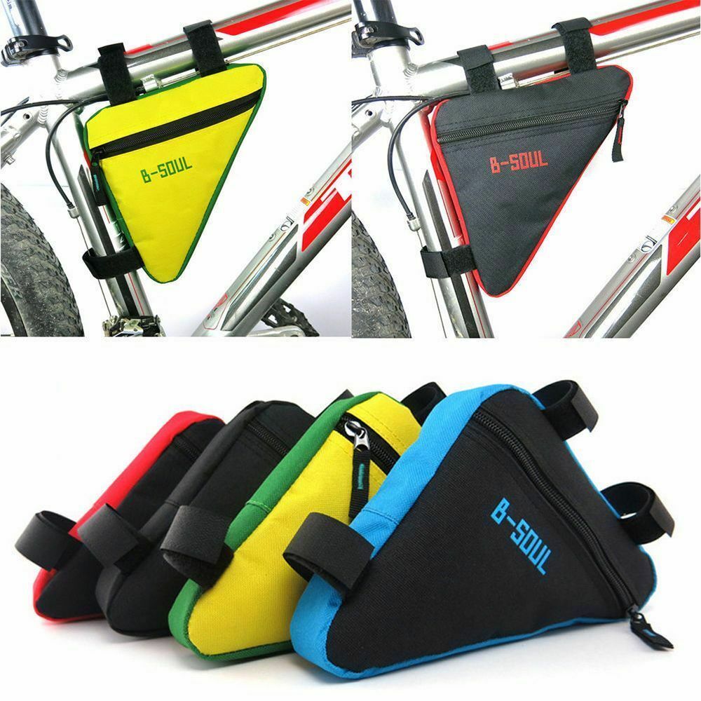 Pouch Holder Triangle Bicycle Bag Bike Beam Pocket Bicycle Bags Front Package