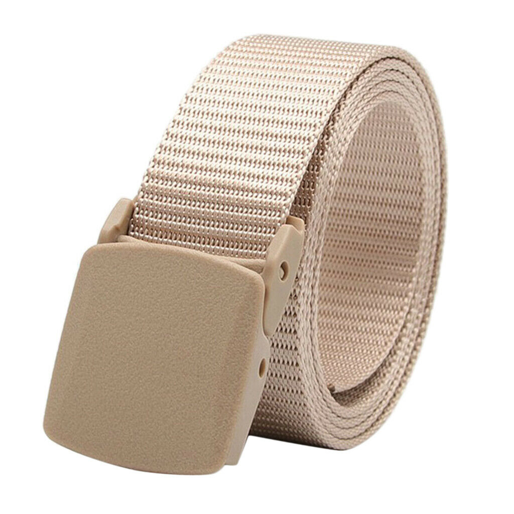 2x Heavy Duty Army Nylon Webbing Belt Work Sports Web Belt Jeans Waistbelt