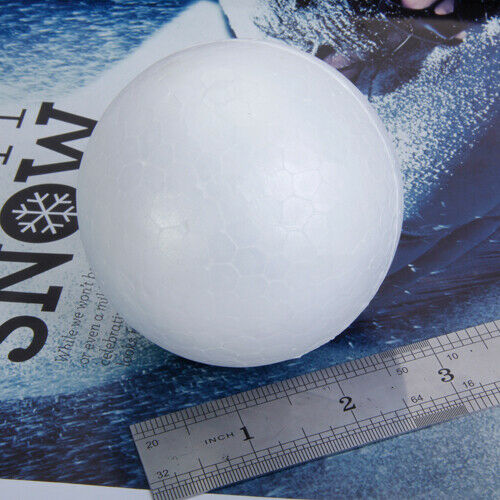 10pcs Foam Balls Unpainted Polystyrene Foam Sphere Ball For Handwork Crafts