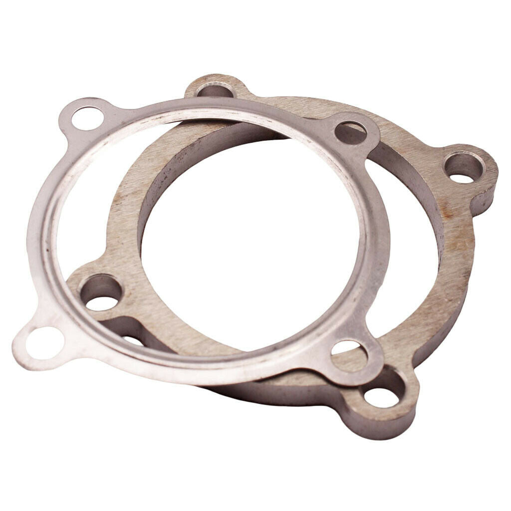 3" 4 Bolt Turbo Downpipe Discharge Flange w/ Gasket for Garrett T3 T4 GT30 GT35
