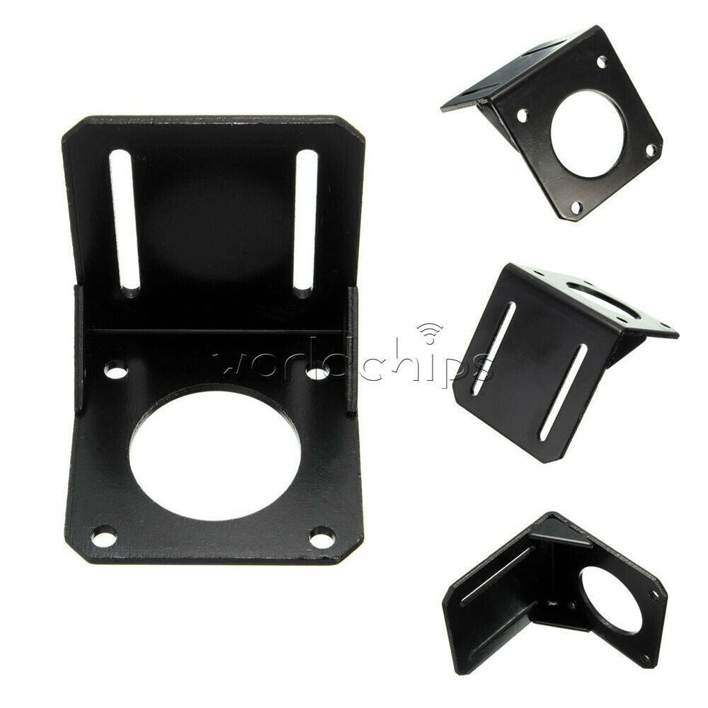 For 57mm NEMA23 Stepper Motor Alloy Steel Mounting Bracket + Screws