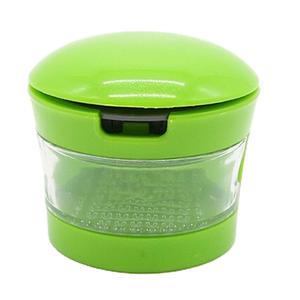 Plastic Garlic Press Chopper Ginger Onion Carrot Crusher Mincer Squeezer