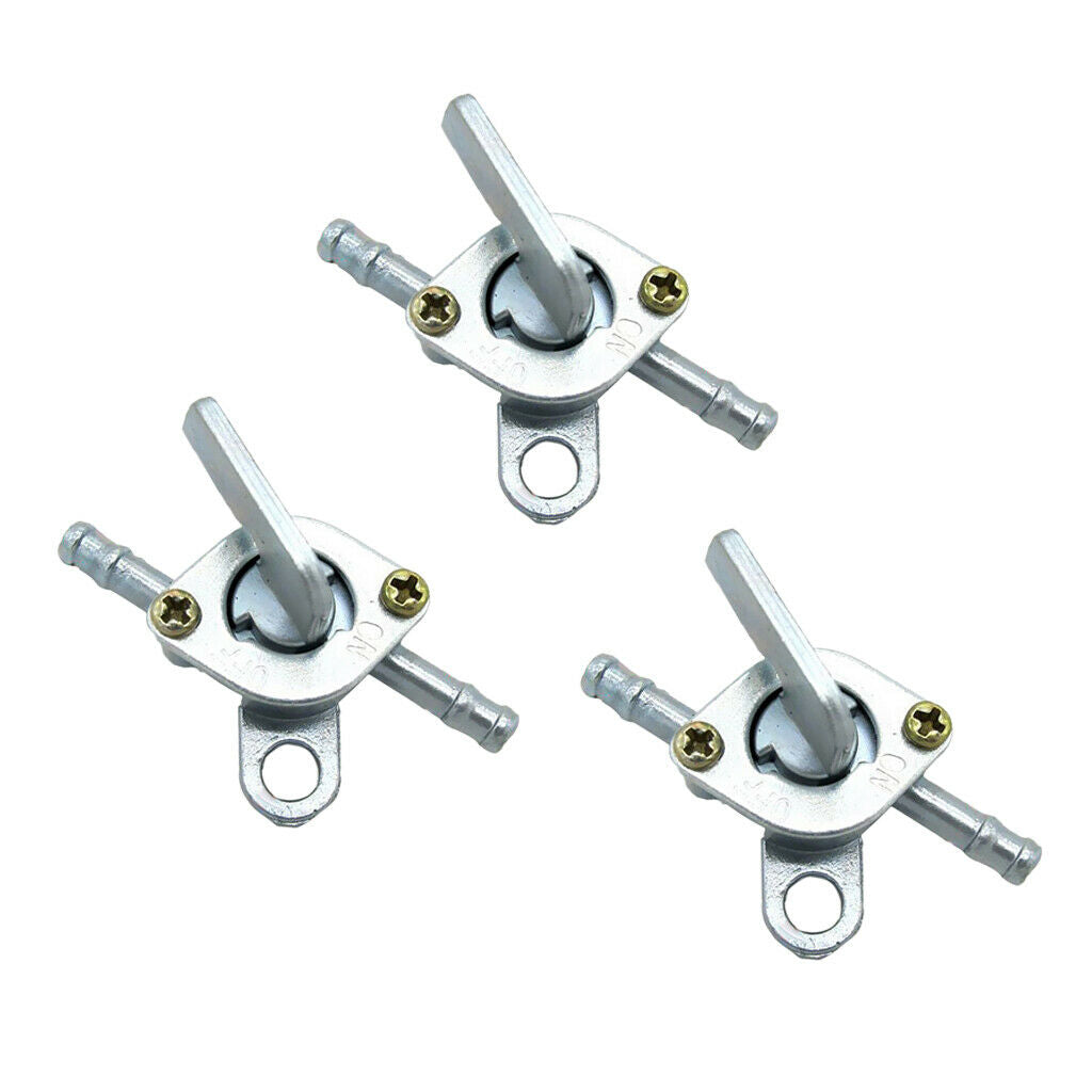 3pcs Motorcycle Gasoline Oil Fuel Tap Petcock Switch for ATV Quad